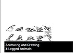 ART ANIMATING AND DRAWING 4 LEGGED ANIMALS 11 PAGES IN ENGLISH