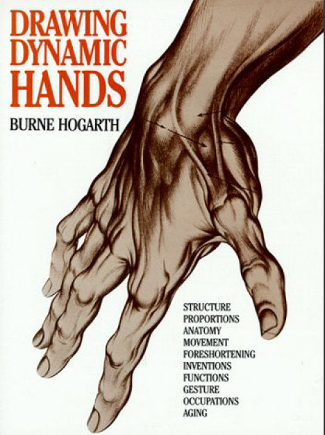 ART DRAWING DYNAMIC HANDS 142 PAGES IN ENGLISH