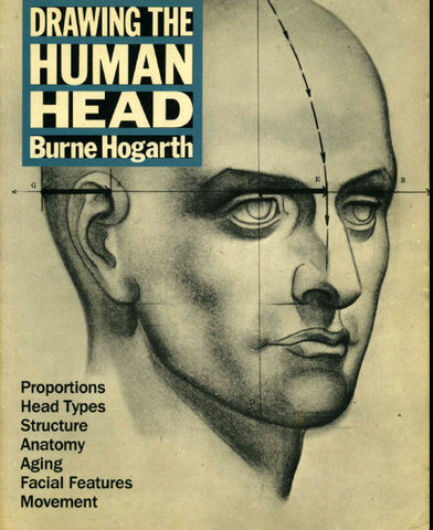 ART DRAWING THE HUMAN HEAD 160 PAGES IN ENGLISH