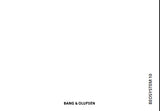 BANG & OLUFSEN BEOSYSTEM 10 RECEIVER USER'S GUIDE 16 PAGES ENG