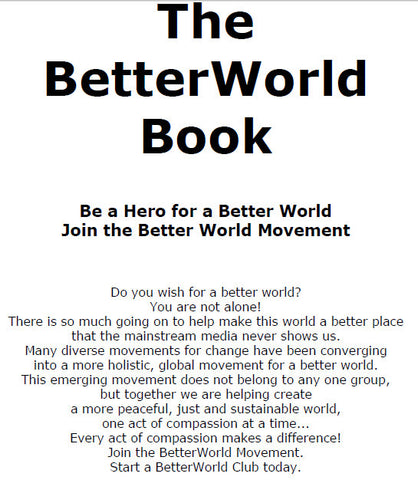 BETTER WORLD BOOK 64 PAGES IN ENGLISH
