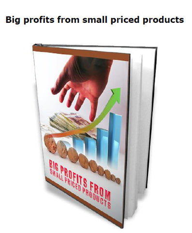 BIG PROFITS FROM SMALL PRICED PRODUCTS 33 PAGES IN ENGLISH