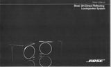 BOSE 201 DIRECT REFLECTING LOUDSPEAKER SYSTEM OWNER'S MANUAL INC CONN DIAG AND TRSHOOT GUIDE 4 PAGES ENG