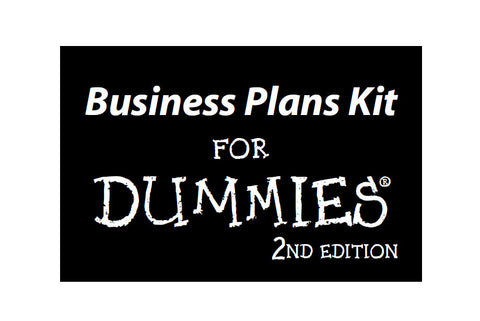 BUSINESS PLANS KIT FOR DUMMIES 350 PAGES IN ENGLISH