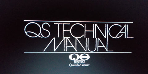 SANSUI QS QUADRASONIC TECHNICAL MANUAL 65 PAGES ENG