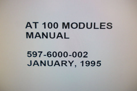 BROADCAST ELECTRONICS AT-90 AT-100 MODULES AUDIO CONSOLES INSTALLATION OPERATION AND MAINTENANCE INSTRUCTION MANUAL INC BLK DIAGS SCHEMS PCBS AND PARTS LIST 53 PAGES ENG 1995