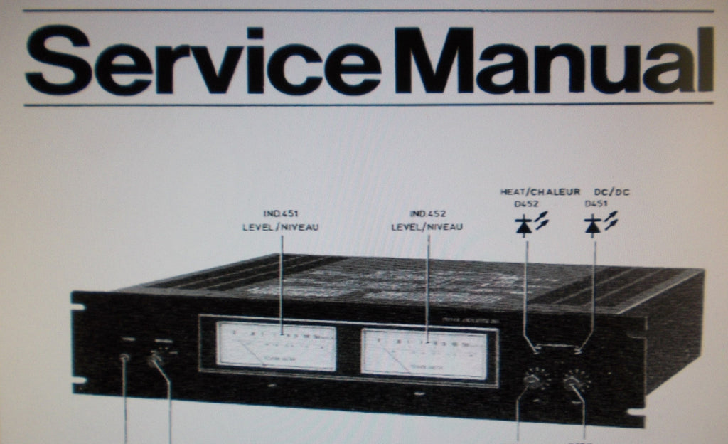 PHILIPS 22AH380 STEREO POWER AMP SERVICE MANUAL INC SCHEMS PCBS AND PARTS LIST 12 PAGES ENG DEUT FRANC NL ITAL MULTI