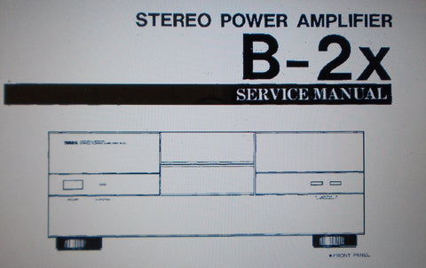 YAMAHA B-2x STEREO POWER AMP SERVICE MANUAL INC BLK DIAG SCHEMS PCBS AND PARTS LIST 16 PAGES ENG