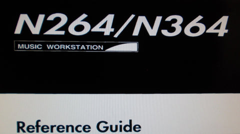 KORG N264 N364 MUSIC WORKSTATION REFERENCE GUIDE INC TRSHOOT GUIDE 237 PAGES ENG