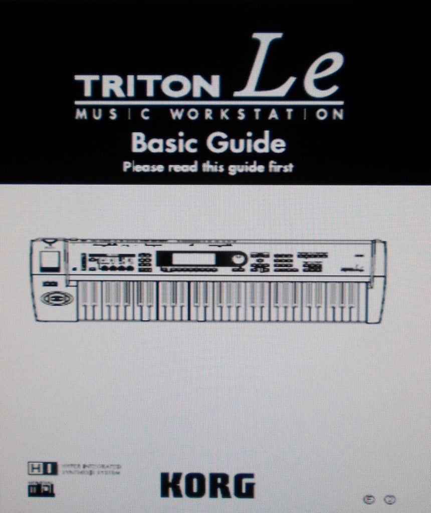 KORG TRITON LE MUSIC WORKSTATION BASIC GUIDE INC CONN DIAGS AND TRSHOOT GUIDE 131 PAGES ENG