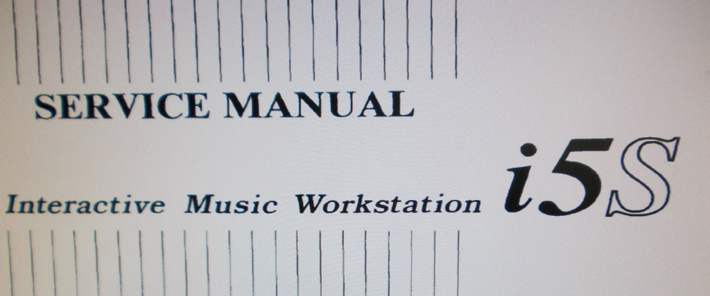 KORG i5S INTERACTIVE MUSIC WORKSTATION SERVICE MANUAL INC BLK DIAG SCHEMS PCBS AND PARTS LIST 66 PAGES ENG