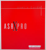 ENSONIQ ASR-X PRO SAMPLING SYNTHESIZER SEQUENCER AND EFFECTS STUDIO USER'S GUIDE 74 PAGES ENG