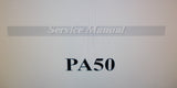 KORG Pa50 PROFESSIONAL ARRANGER SERVICE MANUAL INC BLK DIAGS SCHEMS AND PARTS LIST 67 PAGES ENG