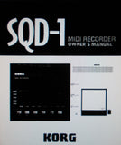 KORG SQD-1 MIDI RECORDER OWNER'S MANUAL INC CONN DIAGS 130 PAGES ENG