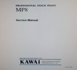 KAWAI MP8 PROFESSIONAL STAGE PIANO SERVICE MANUAL INC BLK DIAG SCHEMS PCBS AND PARTS LIST 38 PAGES ENG
