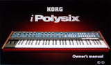 KORG iPOLYSIX ANALOG SYNTHESIZER FOR iPAD OWNER'S MANUAL 52 PAGES ENG