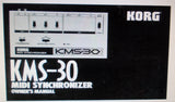 KORG KMS-30 MIDI SYNCHRONIZER OWNER'S MANUAL INC CONN DIAGS 16 PAGES ENG