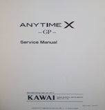 KAWAI ANYTIME X GP PIANO SERVICE MANUAL INC BLK DIAG WIRING DIAGS SCHEMS PCBS AND PARTS LIST PLUS TRSHOOT GUIDE 106 PAGES ENG