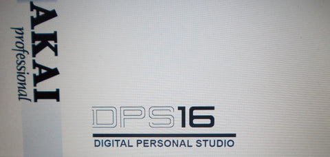 AKAI DPS16 DIGITAL PERSONAL STUDIO OPERATOR'S MANUAL 198 PAGES ENG