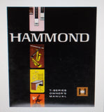HAMMOND T-SERIES ORGAN OWNER'S MANUAL 48 PAGES ENG