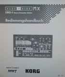 KORG EMX-1 ELECTRIBE MX MUSIC PRODUCTION STATION BEDIENUNGSHANDBUCH INC BLOCKDIAGRAMME CONN DIAGS UND FEHLERSUCHE 98 PAGES DEUT