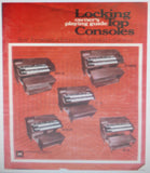 HAMMOND LOCKING TOP CONSOLES ORGAN OWNER'S PLAYING GUIDE 42 PAGES ENG