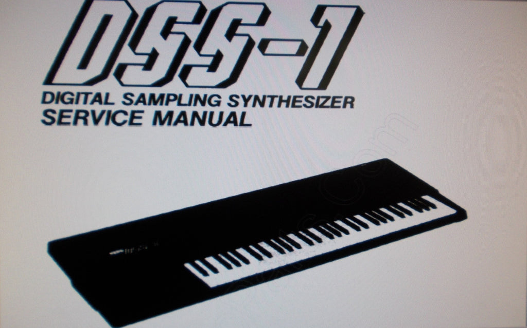 KORG DSS-1 DIGITAL SAMPLING SYNTHESIZER SERVICE MANUAL INC BLK DIAGS SCHEMS PCBS AND PARTS LIST 71 PAGES ENG
