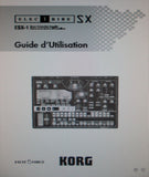 KORG ESX-1 ELECTRIBE SX MUSIC PRODUCTION SAMPLER GUIDE D'UTILISATION INC DIAGRAMME BLOC CONN DIAG ET DEPANNAGE 108 PAGES FRANC