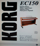 KORG EC150 DIGITAL PIANO USER'S MANUAL INC CONN DIAGS AND TRSHOOT GUIDE 200 PAGES ENG FRANC DEUT ITAL