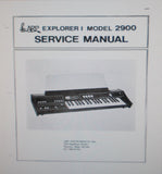 ARP EXPLORER I MODEL 2900 SYNTHESIZER SERVICE MANUAL INC SCHEMS PCBS AND PARTS LIST 26 PAGES ENG