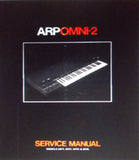 ARP OMNI-2 MODEL 2471 2472 2473 2475 POLYPHONIC SYNTHESIZER SERVICE MANUAL INC BLK DIAG INTERCON DIAGS SCHEMS PCBS AND PARTS LIST 44 PAGES ENG