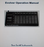 DAVE SMITH INSTRUMENTS EVOLVER SYNTHESIZER OPERATION MANUAL VER 3.0 64 PAGES ENG