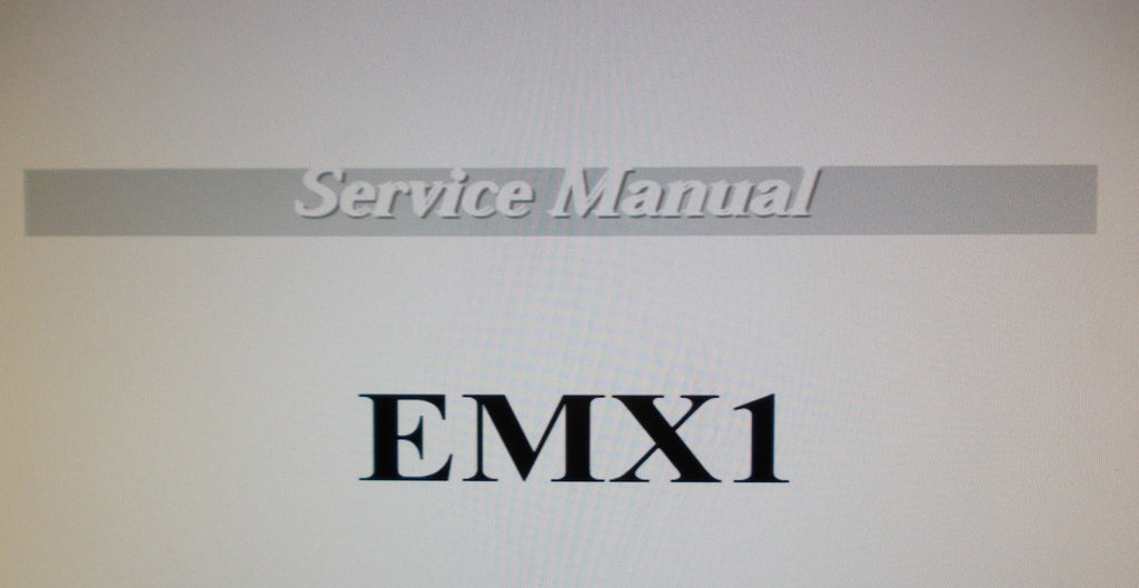 KORG EMX-1 ELECTRIBE MX MUSIC PRODUCTION STATION SERVICE MANUAL INC BLK DIAG SCHEMS PCBS AND PARTS LIST 24 PAGES ENG