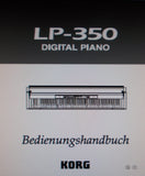KORG LP350 DIGITAL PIANO BEDIENUNGSHANDBUCH 44 PAGES DEUT
