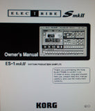 KORG ES-1mkII ELECTRIBE SmkII RHYTHM PRODUCTION SAMPLER OWNER'S MANUAL INC CONN DIAGS AND TRSHOOT GUIDE 64 PAGES ENG