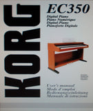 KORG EC350 DIGITAL PIANO USER'S MANUAL INC CONN DIAGS AND TRSHOOT GUIDE 230 PAGES ENG FRANC DEUT ITAL
