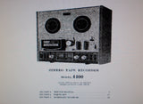 AKAI 4400 4400D 4 TRACK STEREO REEL TO REEL TAPE RECORDER SERVICE MANUAL INC SCHEMS PCBS AND PARTS LIST 34 PAGES ENG