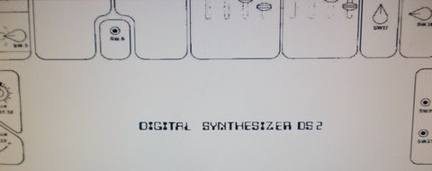 CRUMAR DS-2 DIGITAL SYNTHESIZER SET OF SCHEMATIC DIAGRAMS 18 PAGES ENG