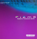 ENSONIQ FIZMO REALTIME TRANSWAVE SYNTHESIZER USER'S GUIDE VER 1.10 58 PAGES ENG