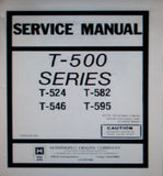 HAMMOND T-500 SERIES T524 T582 T546 T595 ORGAN SERVICE MANUAL INC SCHEMS AND PCBS  59 PAGES ENG