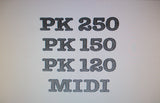 HOHNER PK250 PK150 PK120 KEYBOARD MIDI BEDIENUNGSANLEITUNG 37 PAGES DEUT