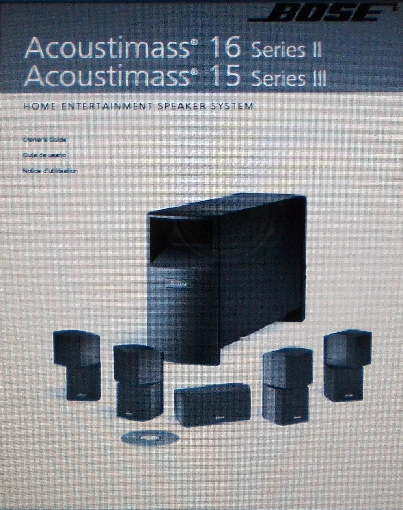 Bose Acoustimass 15 シリーズ + マランツアンプ