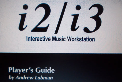 KORG i2 i3 INTERACTIVE MUSIC WORKSTATION PLAYER'S GUIDE 178 PAGES ENG