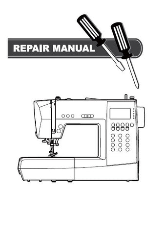 EVERSEWN SPARROW 30 SERIES SEWING MACHINE REPAIR MANUAL BOOK INC TRSHOOT GUIDE 48 PAGES ENG