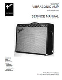 FENDER VIBROSONIC AMP SERVICE MANUAL INC PCB SCHEM DIAG AND PARTS LIST 9 PAGES ENG