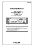 FOSTEX D824 8 TRACK DIGITAL RECORDER D1624 16 TRACK DIGITAL RECORDER REFERENCE MANUAL 136 PAGES ENG