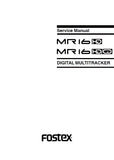 FOSTEX MR16 HD MR16 HD CD DIGITAL MULTITRACKER SERVICE MANUAL INC PCBS SCHEM DIAGS AND PARTS LIST 68 PAGES ENG