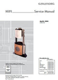 GRUNDIG APOLLO 2000 HIFI SERVICE MANUAL INC PCBS SCHEM DIAGS AND PARTS LIST 16 PAGES ENG DEUTDEUTSCH