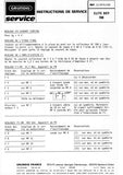 GRUNDIG ELITE BOY 700 RADIO INSTRUCTIONS DE SERVICE INC PCBS AND SCHEM DIAG 5 PAGES FRANC