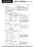 GRUNDIG MELODY BOY 210 RADIO NOTICE TECHNIQUE INSTRUCTIONS DE REGLAGE INC PCB AND SCHEM DIAGS 5 PAGES FRANC